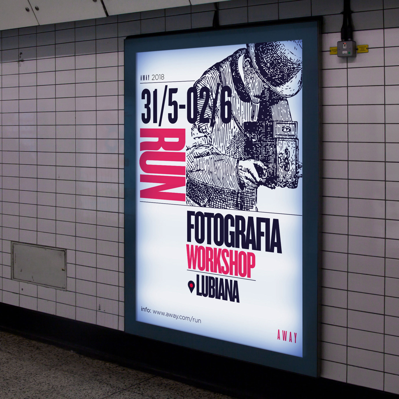 advertising poster of photography workshop